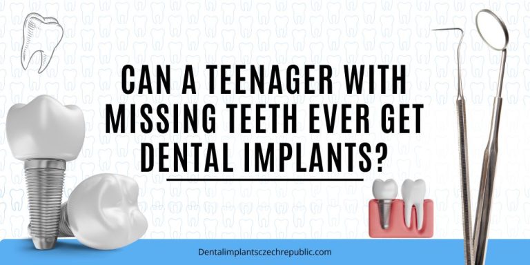 Can a teenager with missing teeth ever get dental implants