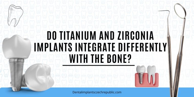 Do titanium and zirconia implants integrate differently with the bone