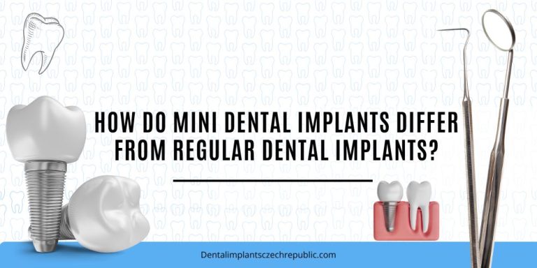 How do mini dental implants differ from regular dental implants