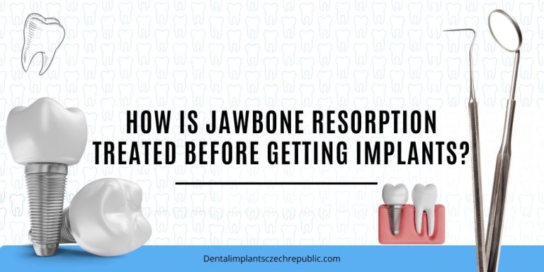 How is jawbone resorption treated before getting implants