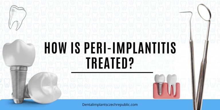 How is peri-implantitis treated