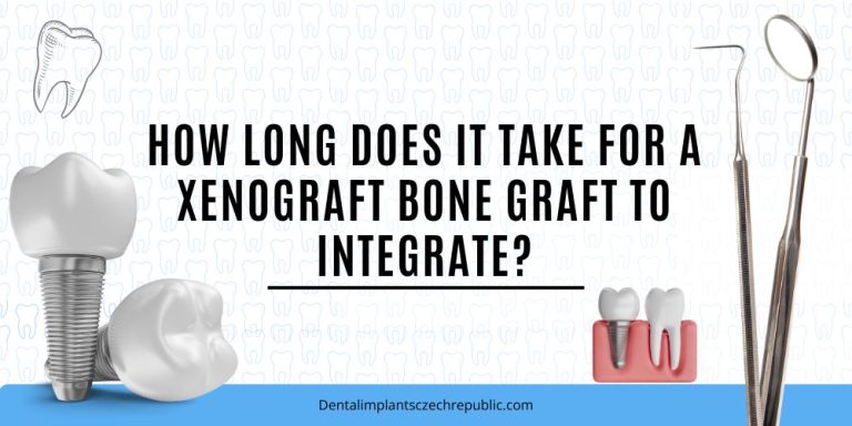 How long does it take for a xenograft bone graft to integrate