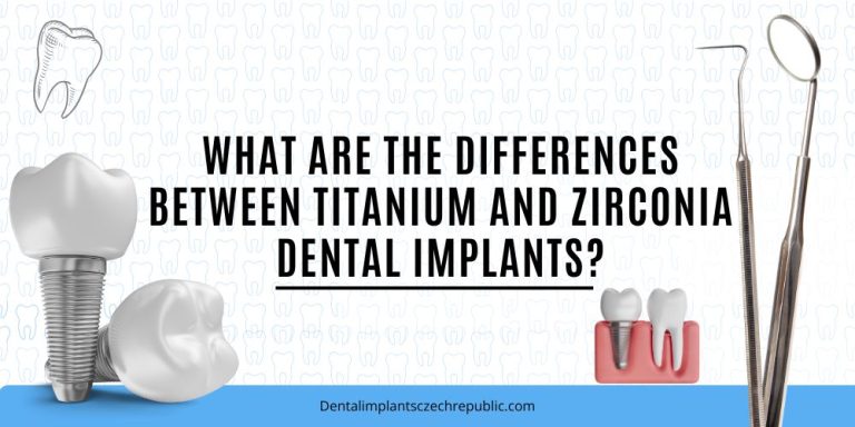 What are the differences between titanium and zirconia dental implants