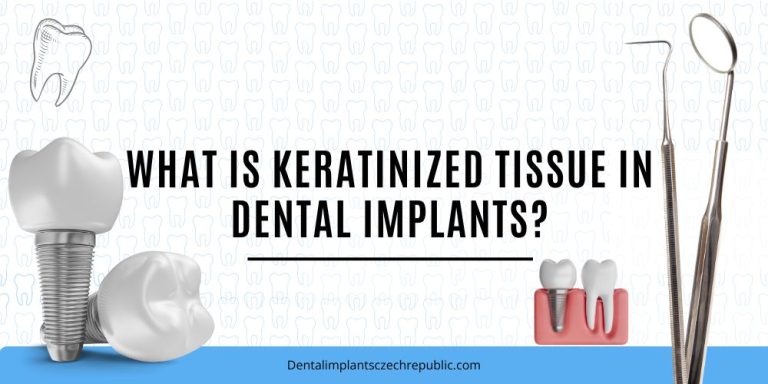 What is keratinized tissue in dental implants