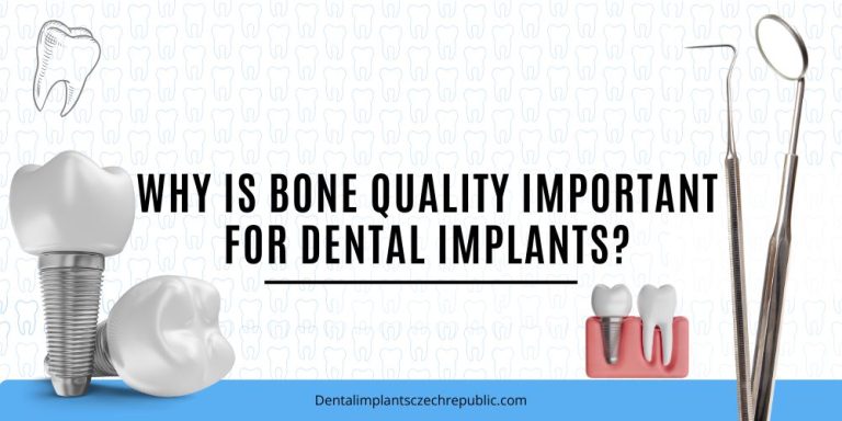 Why is bone quality important for dental implants